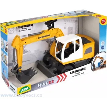 Hračka LENA Bagr funkční 48cm Worxx 1:15 Liebherr A918 Litronic > varianta bagr