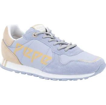 Dámské tenisky Pepe Jeans London Tenisky VERONA s přídavkem kůže | Barva:světlo modrá | Velikost:37