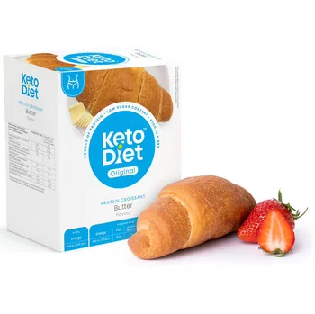 Keto dieta KetoDiet Proteinový croissant 2 ks 1 porce s máslovou příchutí