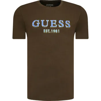 GUESS JEANS Tričko BRAKE | Barva:zelený | Velikost:S