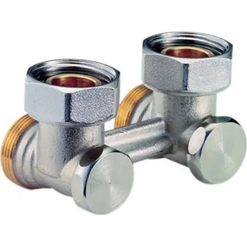 Stavebniny Giacomini Připojovací armatura radiátorů rohová, pro tělesa s integrovanými ventily R388 1/2" x 18