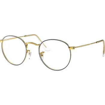 Brýlová obroučka Ray-Ban® 3447V modrá zlatá lesk, stranice zlatá lesk 3105