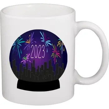 Hrnek malý bílý s potiskem Sněžitkový hrnek