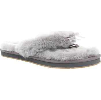 Dámské slipry UGG Domácí obuv W FLUFF FLIP FLOP III | Barva:šedý | Velikost:37