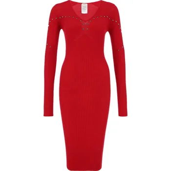 Dámské šaty Pinko Šaty Begonia | Barva:červený | Velikost:M