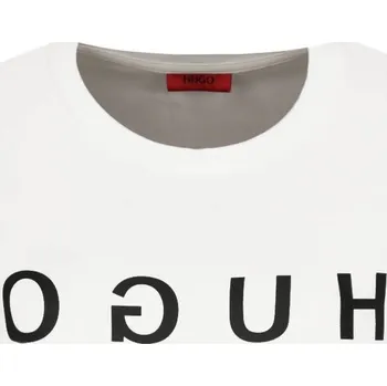 Dámské oblečení HUGO Mikina The HUGO Sweater | Barva:bílý | Velikost:L