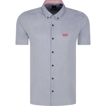 Pánská košile BOSS ATHLEISURE Košile BIADIA_R | Barva:šedý | Velikost:XL