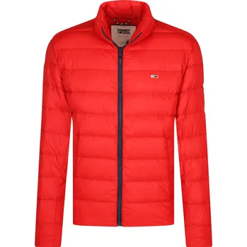 Tommy Jeans Péřová bunda | Barva:červený | Velikost:M
