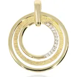 Zlatnictví Helios Zlatý přívěsek kruhy