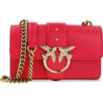 Kabelka Pinko Kůžoná crossbody kabelka LOVE MINI ICON SIMPLY 6 | Barva:červený | Velikost:OS
