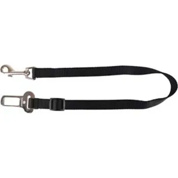 Postroj pro psa Bezpečnostní pás do auta FLAMINGO Kura černý 1,5x40-60cm