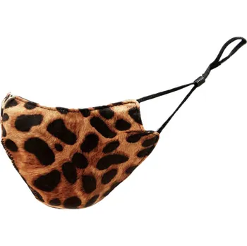 Šátek Desigual Oboustranná maska LEOPARD | Barva:bronzově hnědý | Velikost:OS