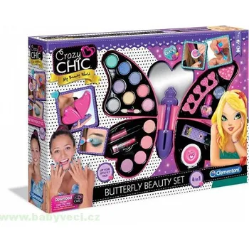 Přípravek na tvář Kosmetický set v kufříku crazy chic motýl > varianta motýl