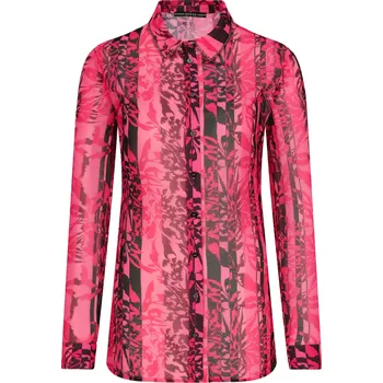 Dámská košile GUESS JEANS Košile LS CLOUIS | Barva:fuchsiový | Velikost:XS