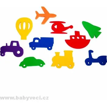 Hračka pro nejmenší Vanolepky vodolepky doprava > varianta doprava 10ks