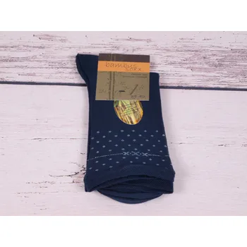 Dámské ponožky CNB BERLIN Ponožky Bambus soxx hebké bambusové DE 34332 tm. modré velikosti ponožek: 26-28 (EUR vel. 39-42)