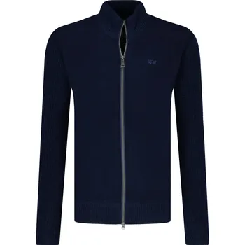 Pánský svetr La Martina Vlněný svetr | Barva:tmavě modrá | Velikost:XL