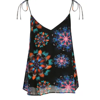 Dámské tričko Desigual Halenka UNIVERSE | Barva:černý | Velikost:S