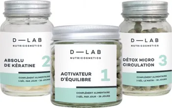 Přírodní produkt D-Lab Nutricosmetics Masse Capillaire Set 140 tob.