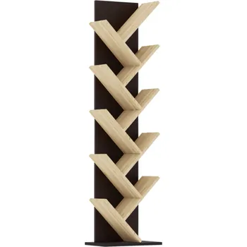 Knihovna Dřevěný regál, diagonální knihovna Paloma Jandre