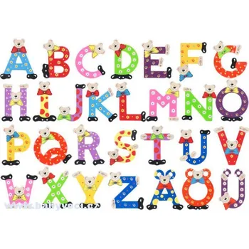 Dekorace do dětského pokoje Písmenka s medvídkem dekorace > varianta E