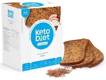 Keto dieta KetoDiet Proteinový chléb tmavý 7 porcí