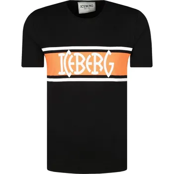 Pánské tričko Iceberg Tričko | Barva:černý | Velikost:XXL