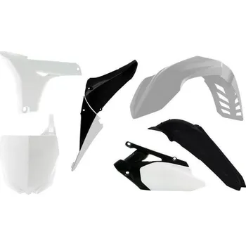 RACETECH kompletní plasty YAMAHA YZF 450 10-13, barva bílá černá (tabulka) (YA311E001) YAMAHA YZ F 450 rok 10-13