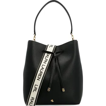 Kabelka LAUREN RALPH LAUREN Kůžoná kabelka na rameno DEBBY | Barva:černý | Velikost:OS