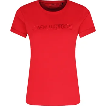 Dámské oblečení HUGO Tričko The Slim Tee 4 | Barva:červený | Velikost:L