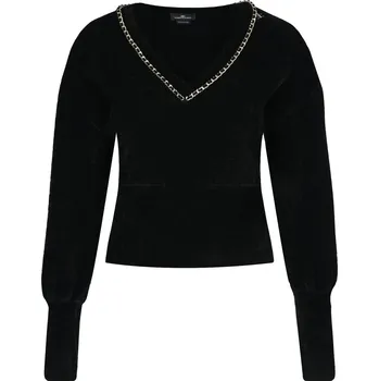 Dámský svetr Elisabetta Franchi Svetr | Barva:černý | Velikost:34