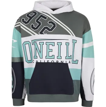 Pánská mikina Pánská Mikina O'NEILL COLLEGIATE PROGRESSIVE HOODIE 2750043-45032 – Tyrkysová XXL