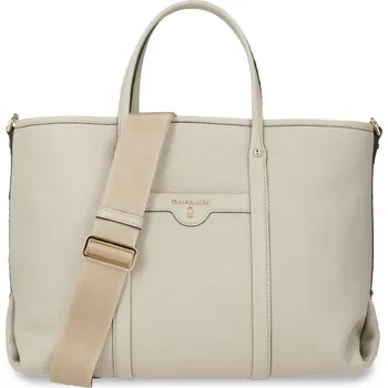 Michael Kors Kůžoná kabelka shopper BECK | Barva:béžový | Velikost:OS