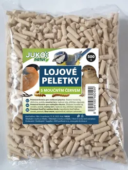 Krmivo pro ptáka JUKO petfood Lojové peletky s moučným červem 500 g