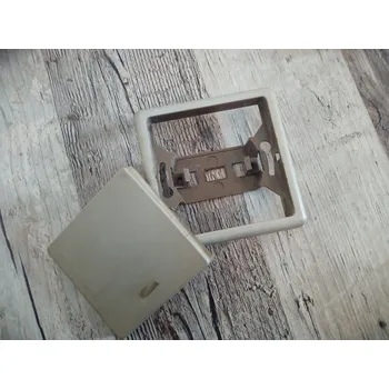 vypínač Starý vypínač včetně strojku ABB Classic zaoblený 3553 Varianta: kryt šedý s doutnavkou č. 1