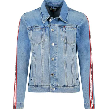 Dámská móda Tommy Jeans Džínová bunda trucker | Barva:světlo modrá | Velikost:XS