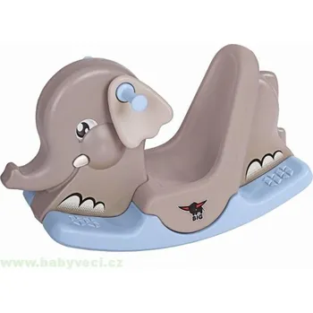 Dětská houpačka Houpačka Slon BIG s pohyblivýma ušima > varianta modrý