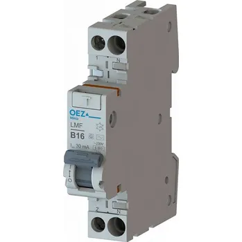 Proudový chránič OEZ:46676 Proudový chránič s nadproudovou ochranou LMF-6C-1N-030A-G