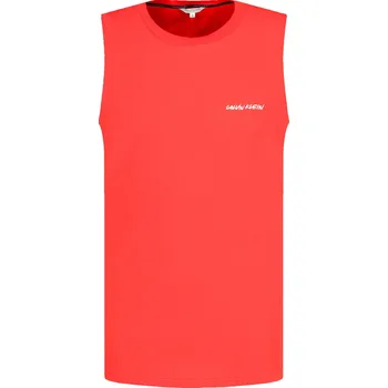 Pánské oblečení Calvin Klein Swimwear Tank top retro | Barva:červený | Velikost:L