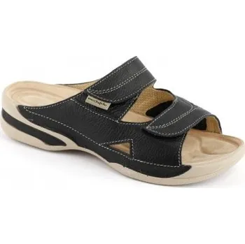 Dámské lodičky Medistyle zdravotní pantofle Lucy 5L-E16/H Barva: černá, Velikost: 35