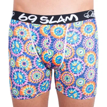 Boxerky Pánské boxerky 69SLAM fit peace XXL MBYPCE-PO - mír Možnost vrácení zboží ZDARMA do 120 dnů!
