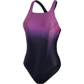 Dámské plavky Speedo Dámské plavky DIGITAL PLACEMENT MEDALIST 68-12199G701 - růžová, černá - 38 Speedo 68-12199G701