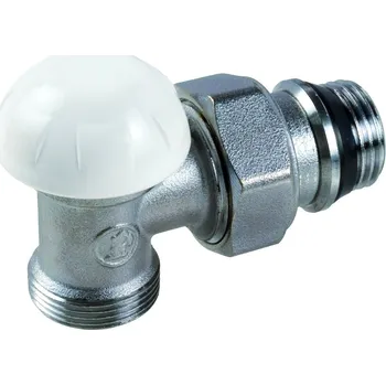 Giacomini Regulační a uzavíratelné radiátorové šroubení, rohové R29TG 1/2" x 16