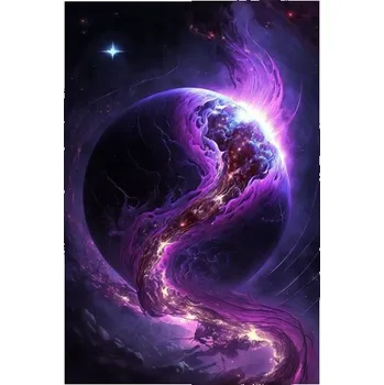 Obraz Fotoplátno 2:3 s potiskem Obraz Deep Space Purple