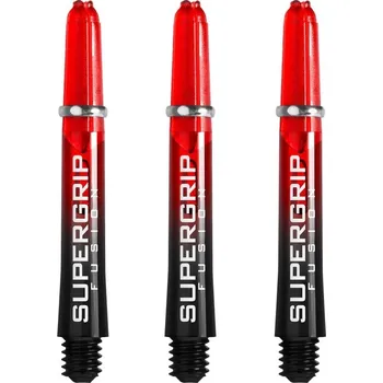 Příslušenství pro šipky Násadky Harrows Supergrip Fusion Red Short