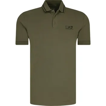 Pánské oblečení EA7 Polokošile | Barva:khaki | Velikost:S