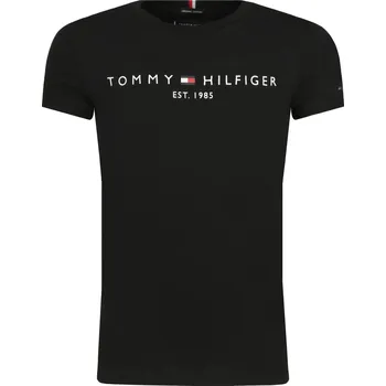 Pánské tričko Tommy Hilfiger Tričko ESSENTIAL | Barva:černý | Velikost:128