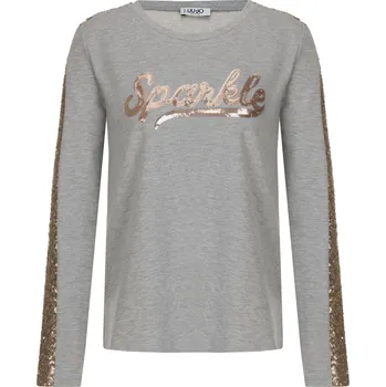 Dámské oblečení Liu Jo Mikina | Barva:popelavě šedý | Velikost:XS