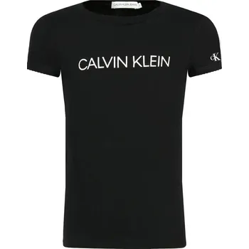 Pánské tričko CALVIN KLEIN JEANS Tričko INSTITUTIONAL | Barva:černý | Velikost:128