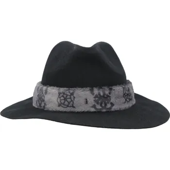 Klobouk Guess Vlněný klobouk | Barva:černý | Velikost:M